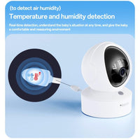 Yesido KM28 Smart 5-inch HD WiFi Baby Monitor with Crying/Motion Detection Phone App Secure Night Vision and Two-Way Intercom - Yesido