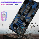 Shockproof Camo Folding Stand Rugged Cover Fold Away Stand - For Samsung Galaxy A72 4G/5G - acc Noco