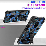 Shockproof Camo Folding Stand Rugged Cover Fold Away Stand - For Samsung Galaxy A72 4G/5G - acc Noco