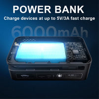 Baseus 4 - IN - 1 Super Energy Power Bank Jump Starter Inflator. 600A Jump/6000mAh