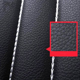 Universal Fit PU Leather Car 5 Seat Covers and Headrest Covers Grey Noco