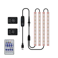 Zengge LED Light Bar Set for Car or Desk Bluetooth Phone App USB Music Mode Patterns - Automotive Noco