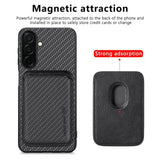 Samsung Galaxy A57 Carbon Modular Case with Magnetic Credit Card Holder - Noco