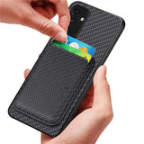 Samsung Galaxy A57 Carbon Modular Case with Magnetic Credit Card Holder - Noco