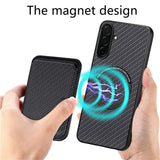 Samsung Galaxy A57 Carbon Modular Case with Magnetic Credit Card Holder - Noco