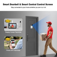SriHome 4MP Smart Doorbell Camera and Monitor. Phone App Control and Notifications - Noco