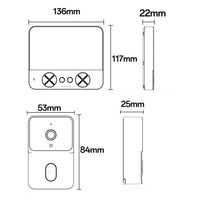 Yesido KM27 | Wireless Video Intercom Doorbell with 4.3-inch HD Display and Night Vision Camera - Yesido