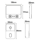 Yesido KM27 | Wireless Video Intercom Doorbell with 4.3-inch HD Display and Night Vision Camera - Yesido