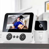 Yesido KM27 | Wireless Video Intercom Doorbell with 4.3-inch HD Display and Night Vision Camera - Yesido