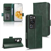 Huawei P60 / P60 Pro Patterned Flip Wallet Card Slots - Green - Noco