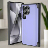 Samsung Galaxy S23 Ultra HardCase Card Holder Flip Cover - Purple - Noco