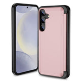 Samsung Galaxy S24 HardCase Card Holder Flip Cover - Pink - Noco