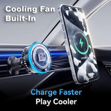 Essager T2 15W MagSafe Car Charger with TEC Active Cooling – Magnetic Vent Mount - Essager