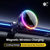 Essager T2 15W MagSafe Car Charger with TEC Active Cooling – Magnetic Vent Mount - Essager