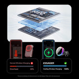 Essager T2 15W MagSafe Car Charger with TEC Active Cooling – Magnetic Vent Mount - Essager