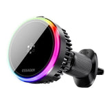 Essager T2 15W MagSafe Car Charger with TEC Active Cooling – Magnetic Vent Mount - Essager