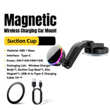 Essager T2 15W MagSafe Magnetic Car Charger with TEC Active Cooling – 2in1 Dash or Vent Mount - Essager