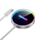Essager WC17 RGB Magnetic Charging Pad – 15W Fast Charge for iPhone & Android - Essager
