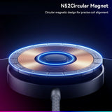Essager WC17 RGB Magnetic Charging Pad – 15W Fast Charge for iPhone & Android - Essager