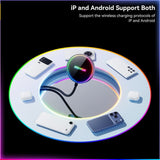 Essager WC17 RGB Magnetic Charging Pad – 15W Fast Charge for iPhone & Android - Essager