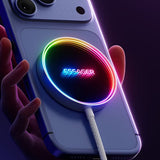 Essager WC17 RGB Magnetic Charging Pad – 15W Fast Charge for iPhone & Android - Essager