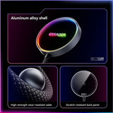 Essager WC17 RGB Magnetic Charging Pad – 15W Fast Charge for iPhone & Android - Essager