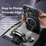 Essager ZJ31 15W Magnetic Car Wireless Charger – RGB Breathing Light & Fast Charge - Essager