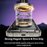 Essager ZJ31 15W Magnetic Car Wireless Charger – RGB Breathing Light & Fast Charge - Essager