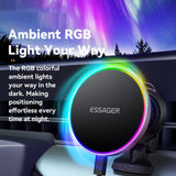 Essager ZJ31 15W Magnetic Car Wireless Charger – RGB Breathing Light & Fast Charge - Essager