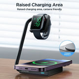 JOYROOM WNQ05 15W 2 - in - 1 Wireless QI Fast Charging Stand Adjustable Angle LED Light - Noco