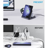 F16A Fold/Flip/Normal Phone 15W Wireless Charging Station Watch and Pods - Noco