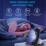 F16A Fold/Flip/Normal Phone 15W Wireless Charging Station Watch and Pods - Noco