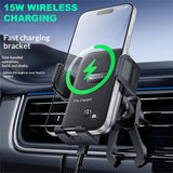 Yesido C318 15W Wireless Charging Mount | 15W Fast Charge Clamping Holder - Yesido