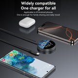 Yeside DS28 15W Magnetic Wireless Charger LED Charging Speed Display - Yesido