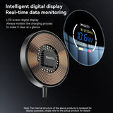 Yeside DS28 15W Magnetic Wireless Charger LED Charging Speed Display - Yesido