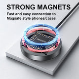 Yeside DS28 15W Magnetic Wireless Charger LED Charging Speed Display - Yesido