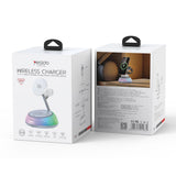 Yeside DS31 15W 3-in-1 Magnetic Wireless Charging Station RGB LED - Yesido