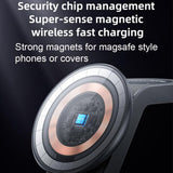 Yeside S26 15W 3-in-1 Magnetic Wireless Charging Station Phone/Watch/Pods - Yesido