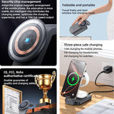Yeside S26 15W 3-in-1 Magnetic Wireless Charging Station Phone/Watch/Pods - Yesido