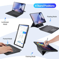 Samsung Galaxy Tab S10 Ultra / S9 Ultra / S8 Ultra Dux Ducis DK Detachable BT Keyboard Cover Touchpad - Dux Ducis