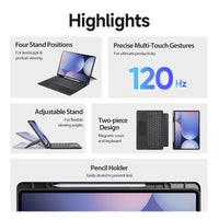 Samsung Galaxy Tab S10 Ultra / S9 Ultra / S8 Ultra Dux Ducis DK Detachable BT Keyboard Cover Touchpad - Dux Ducis
