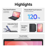 Samsung Galaxy Tab S11 Ultra Dux Ducis DK Detachable Bluetooth Backlit Keyboard Cover - Noco