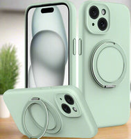 Apple iPhone 15 Liquid Silicone Magsafe Ring Cover - Green - Noco