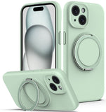 Apple iPhone 15 Liquid Silicone Magsafe Ring Cover - Green - Noco