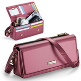 CaseMe ME30 Max Phone Crossbody Wallet Shoulder and Wrist Strap Card Slots - Red - CaseMe