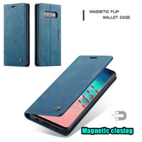 Samsung Galaxy S10 CaseMe 013 Wallet Flip Cover with Magnetic Closing Card Slots - Cover CaseMe
