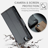 Apple iPhone 7 / 8 / SE CaseMe 023 Wallet Flip Cover RFID Protection Card Holder - Cover CaseMe