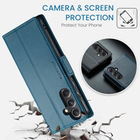 Samsung Galaxy S23 FE CaseMe 023 Wallet Flip Cover RFID Protection Card Holder - Cover Noco