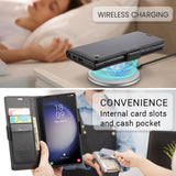 Samsung Galaxy S24 Ultra CaseMe 023 Wallet Flip Cover RFID Protection Card Holder - Cover Noco