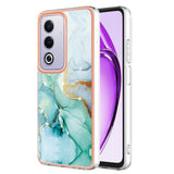 OPPO A80 / A3 PRO Marble Electroplated Rear Cover - Green - Noco